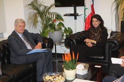 عقدت الوزيرة شريم إجتماع عملٍ مع مدير منظمة الفاو