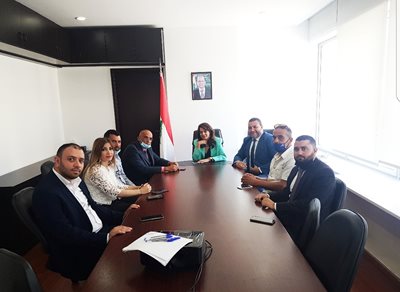 استقبلت وزيرة المهجرين وفداً برئاسة رئيس الاتحاد اللبناني والعربي للتراث والرياضات التقليدية الشعبية 